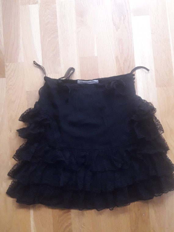 Vintage Christian Dior by John Galliano Black Skirt Mini - Etsy