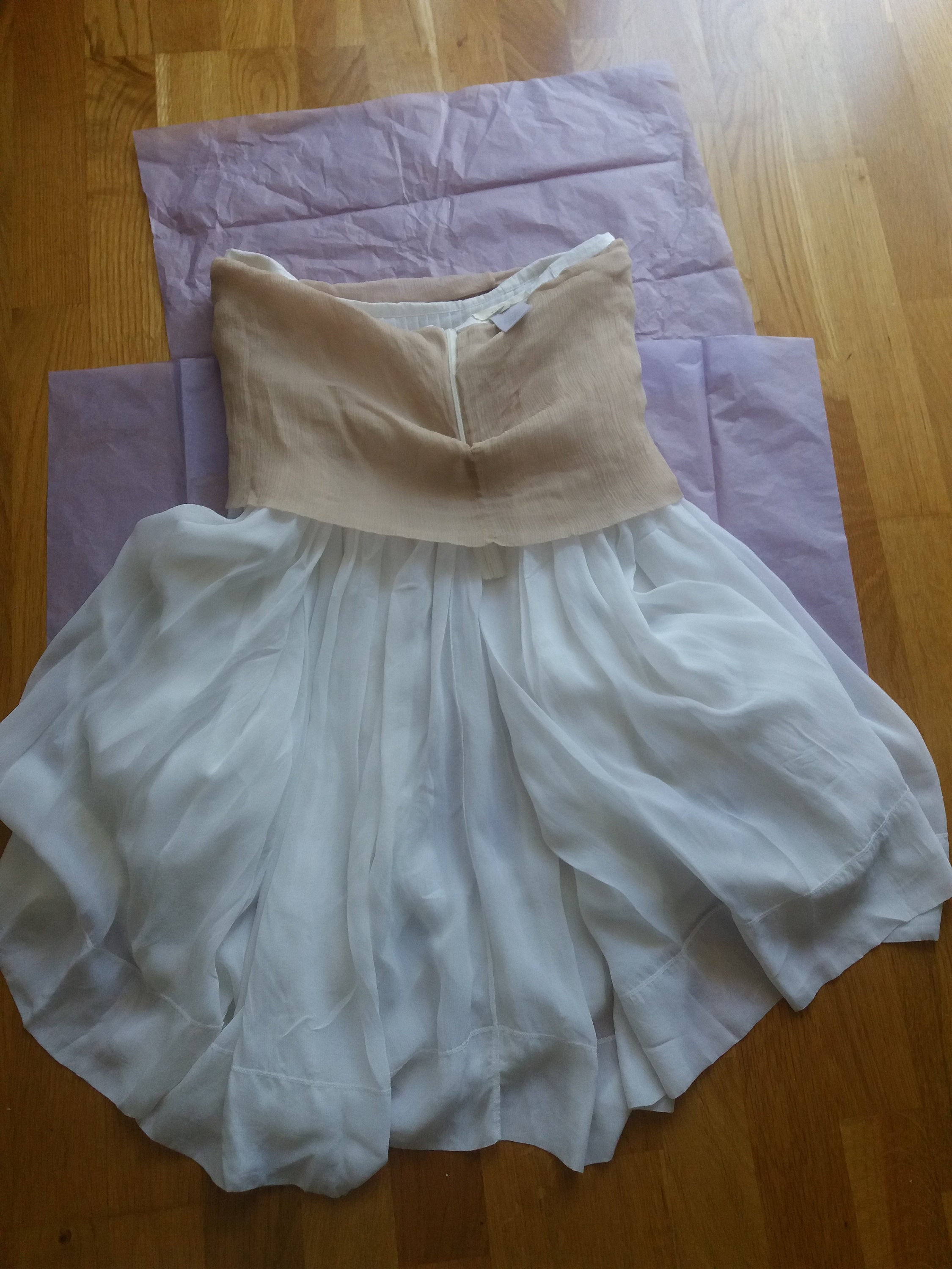 Vintage Celine Phoebe Philo Skirt White Silk - Etsy