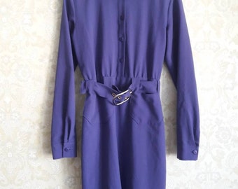 Vintage Versace Jeans Couture dress violet