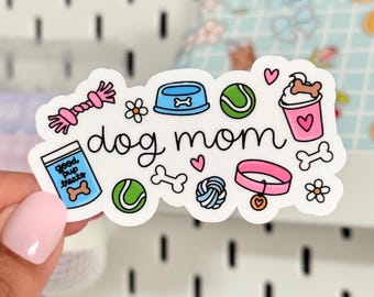 Dog Mom Vinyl Sticker