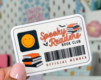 Spooky Readers Book Club Sticker