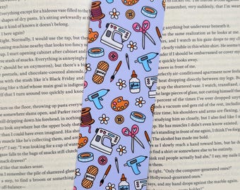 Crafty Bookmark - Double Sided - Matte Laminated