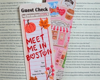 Marque-page Boston – Cadeau double face pour les lecteurs passionnés de la ville