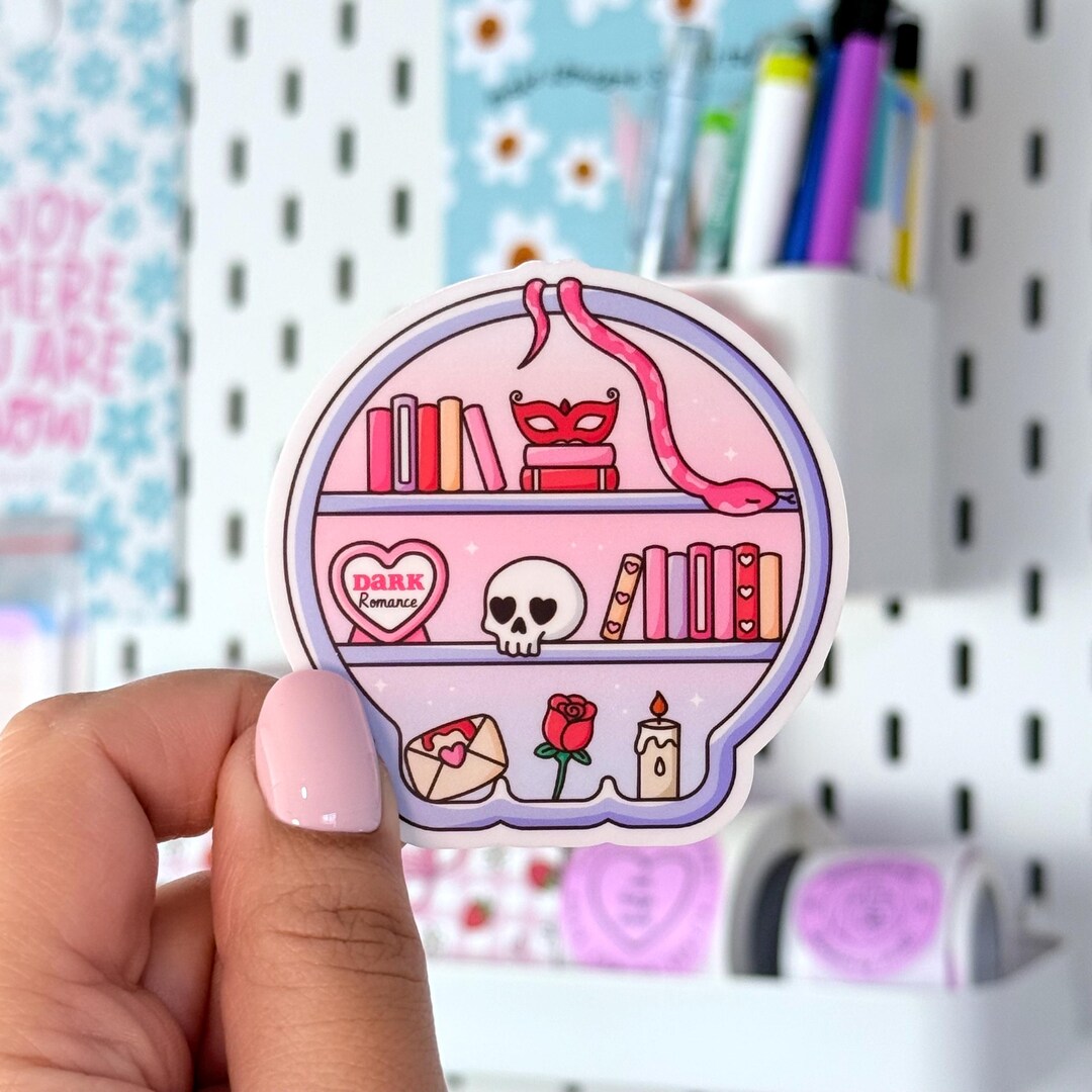 Dark Romance Book Lover Sticker - Etsy