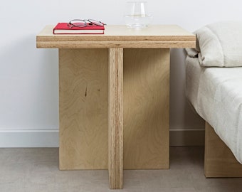 OTOTO.08 Bedside table, plywood, nightstand, night table, minimalist