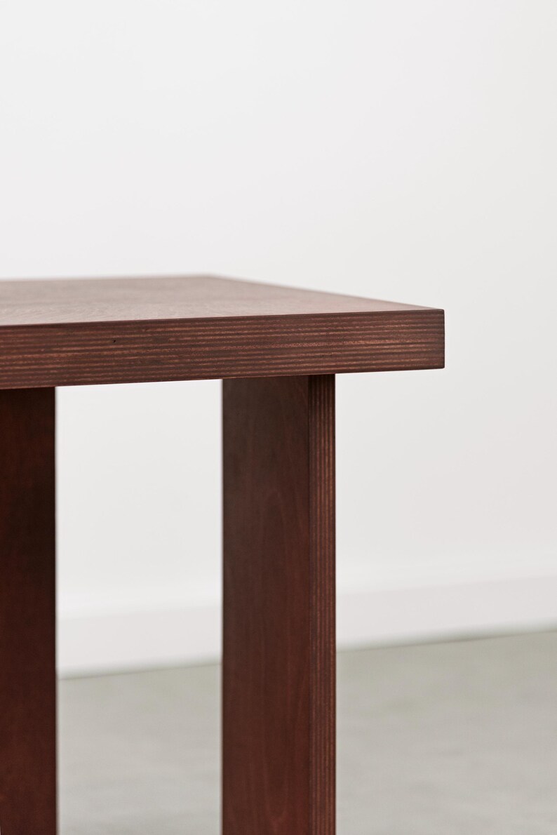 OTOTO.17 Minimalist japandi style plywood stool, plant stand, cocktail table, auxiliary table, bedisde table image 12