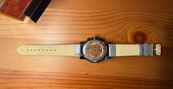 Men’s Automatic Moon Phase Skeleton Display Watch - image 7