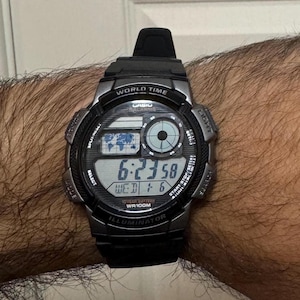 Vintage Casio World Time Watch