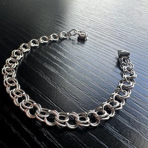 Vintage massief sterlingzilveren bedelarmband