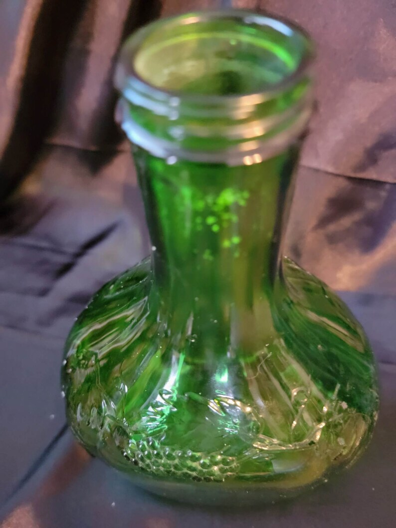 Vintage Green Glass Bottle Half Gallon Wine Bisceglia Brothers