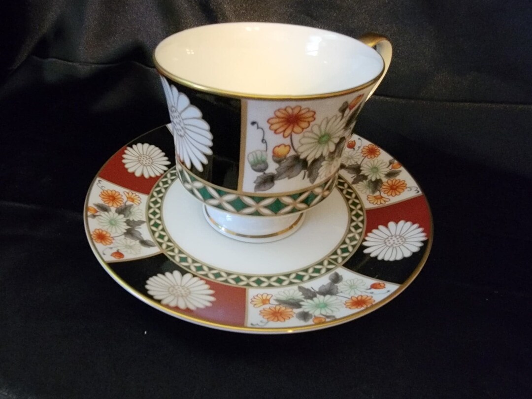 Mikasa Shogun Bone China A6851 Cup and Saucer Set Etsy