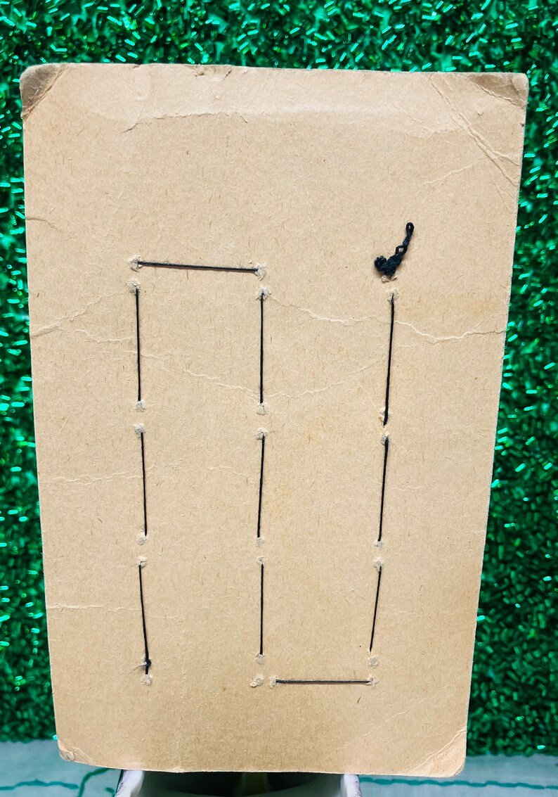 Three Antique Large Original Button Cards With a Total of 36 Original ...