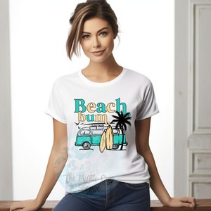 Beach Bum Adult T-shirt - Etsy