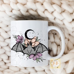 Batty Floral Mug