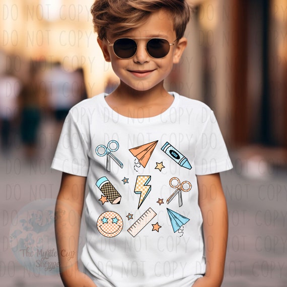 Boys Clip Art Youth Shirt