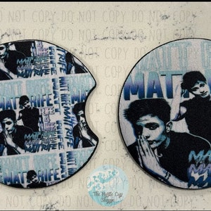 Car Coasters | Matt Rife |Set of 2 |Gift | Car Accessories