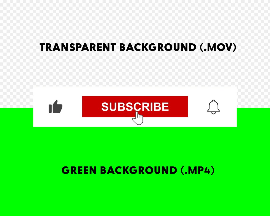 Animated Subscribe Button for Professional Youtube Channel - Etsy