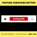 Animated Subscribe Button for Professional Youtube Channel - Etsy