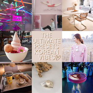 5 Lightroom Presets Korean Vibes Mobile and Desktop Instagram Photo Filter