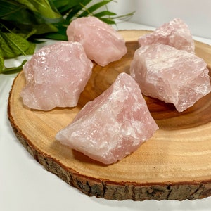Rose Quartz Rough - Natural Love Crystal from Brazil - Genuine Raw Crystal for Meditation, Altar, Crystal Grids