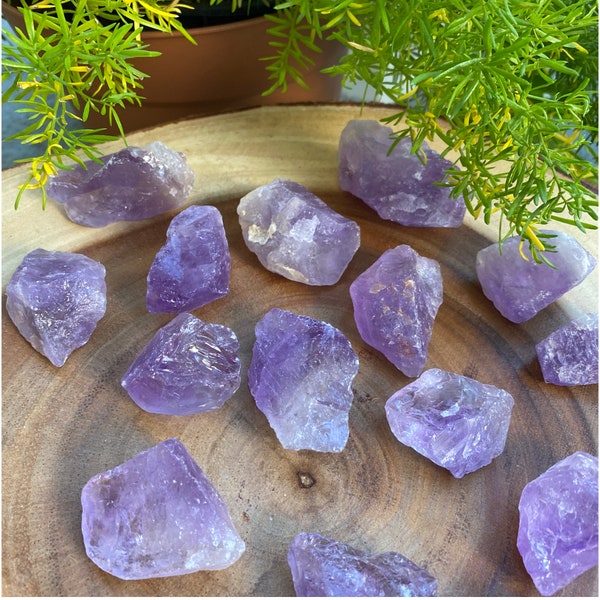 Natural Amethyst Crystal Rough - Amethyst Rough Stone - Protection and Cleansing Crystals - genuine healing stones for all chakras