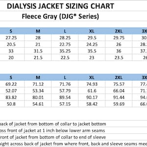 Fleecejacke für Dialysen oder Chemotherapiebehandlungen, die Catheter/PICC Lines, Fisteln und/oder Ports auf der linken oder rechten Seite unterstützen Bild 8