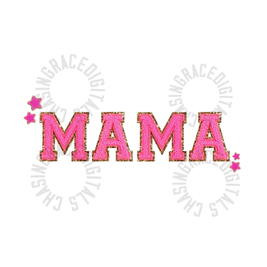 Mama, PNG, INSTANT DOWNLOAD, Digital, Sublimation, Glitter Patches ...