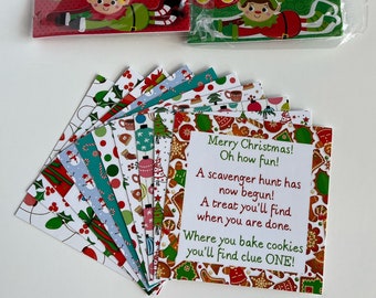 Christmas Scavenger Hunt, Elf Scavenger Hunt, Prize Scavenger Hunt, Elf Props, Elf Ideas