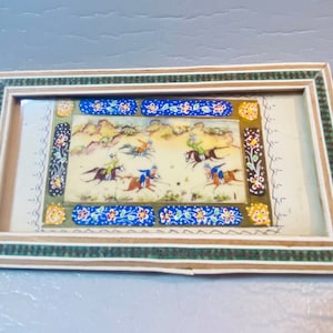 Rare Persian miniature painting