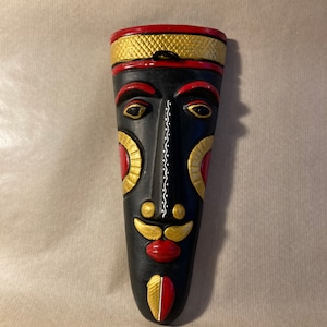 South American Style Ceramic Wall Mask