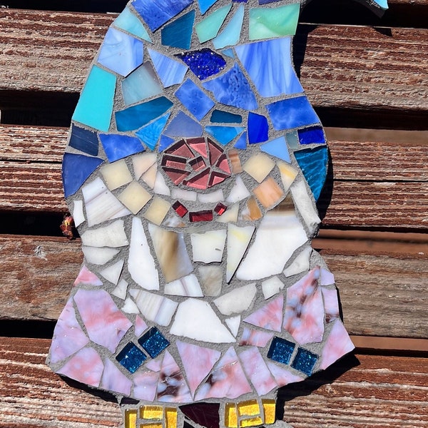 Gnome Mosaic Wall Hanging