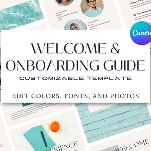 Client Welcome Guide for Social Media Managers and other Service Providers | Onboarding Guide | Welcome Kit