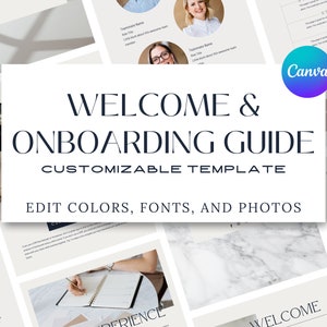 Client Welcome Guide for Virtual Assistant and other Service Providers | Client Onboard Kit | Welcome Guide | VA Template