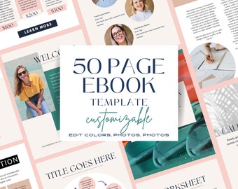 E-Book- und Arbeitsbuchvorlage für Fotografen | Bearbeitbarer Canva-Kursleitfaden und Lead-Magnet | Leitfaden für Fotografie-Kunden