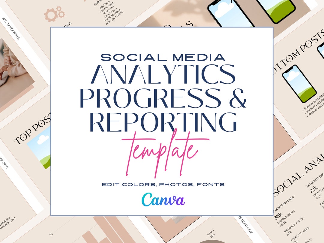 Social Media Analytics Template | Audit Template | Social Media ...