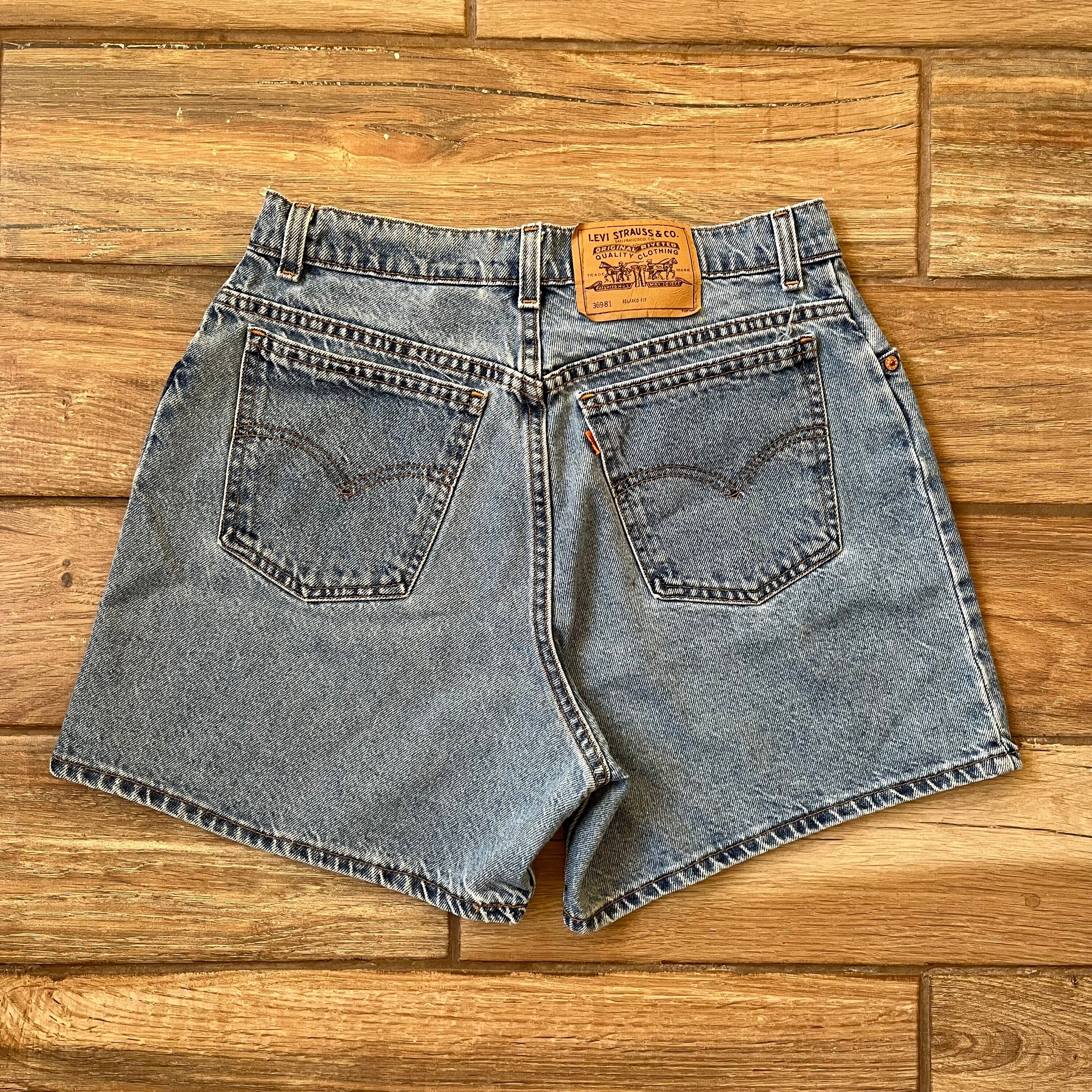 Vintage Levi Orange Tab Shorts - Etsy