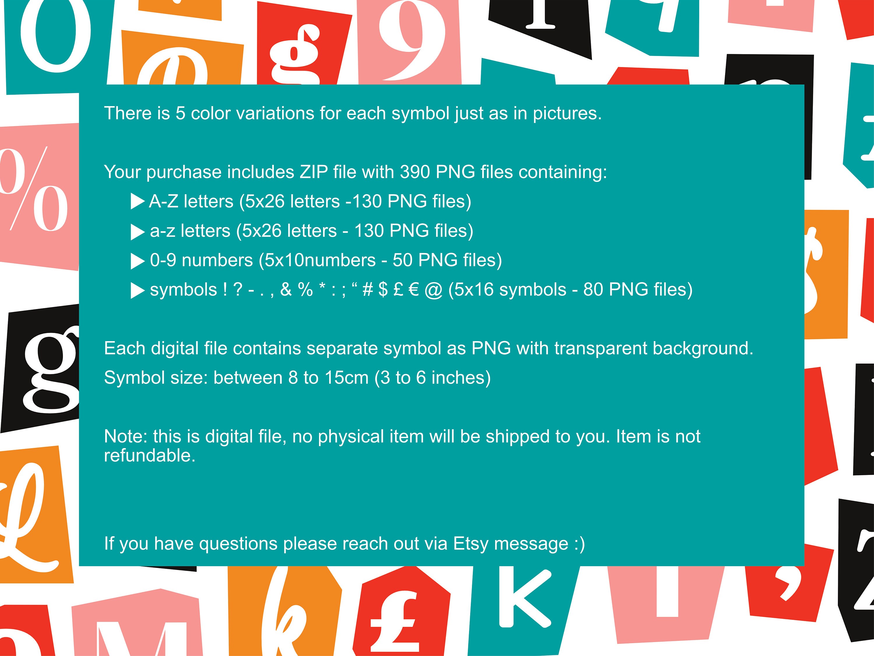 Digital Magazine Letters PNG Transparent, Alphabet Symbols Clip Art