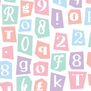 Digital Magazine Letters  - PNG transparent, alphabet symbols clip art- Sublimation PNG Anonymous letters, Ransom Note ABC Number