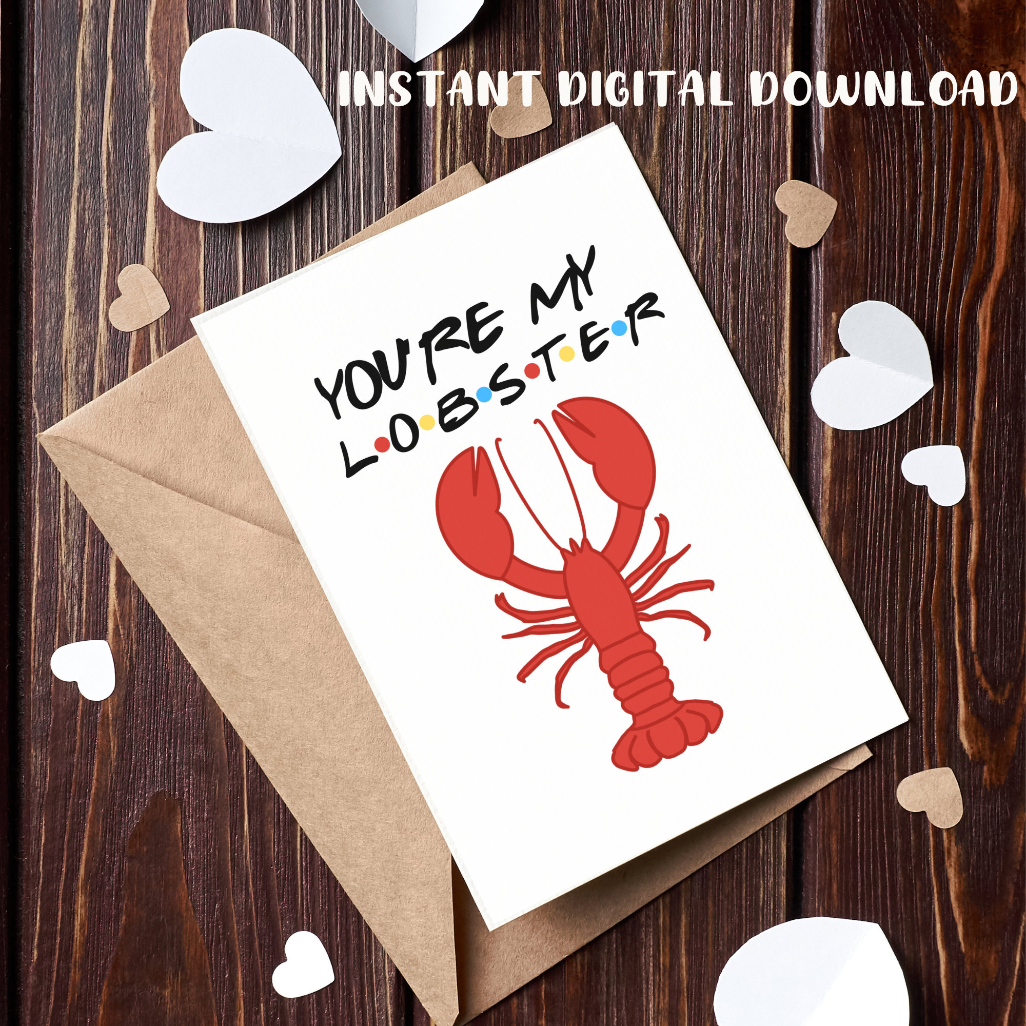 Portachiavi In Gomma AMBROSIANA Con Scritta "You Are My Lobster" - Originale E Divertente