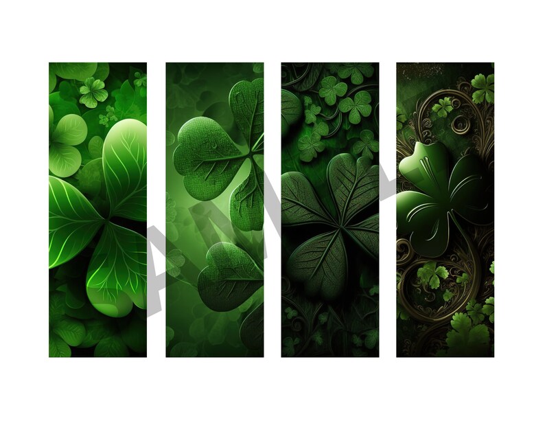 St Patricks Day Bookmarks, Printable Bookmark, Saint Patricks Day ...