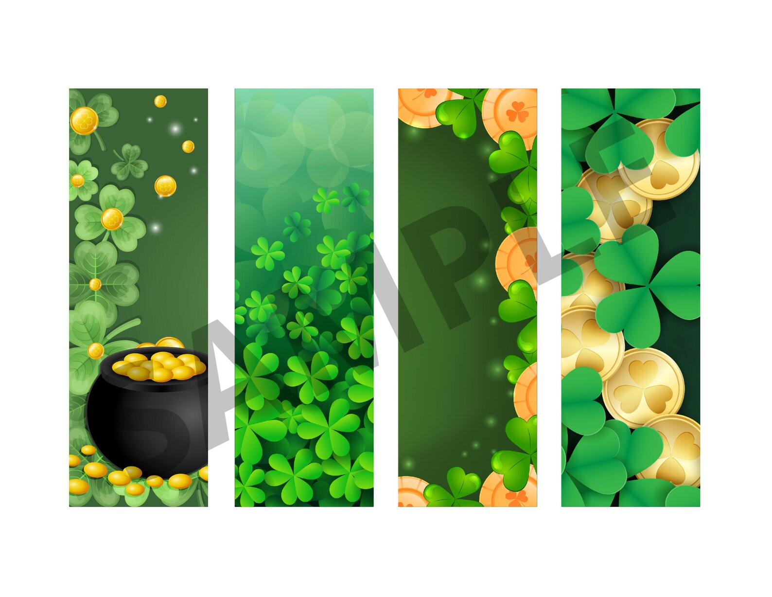 St Patricks Day Bookmarks, Printable Bookmark, Saint Patricks Day ...