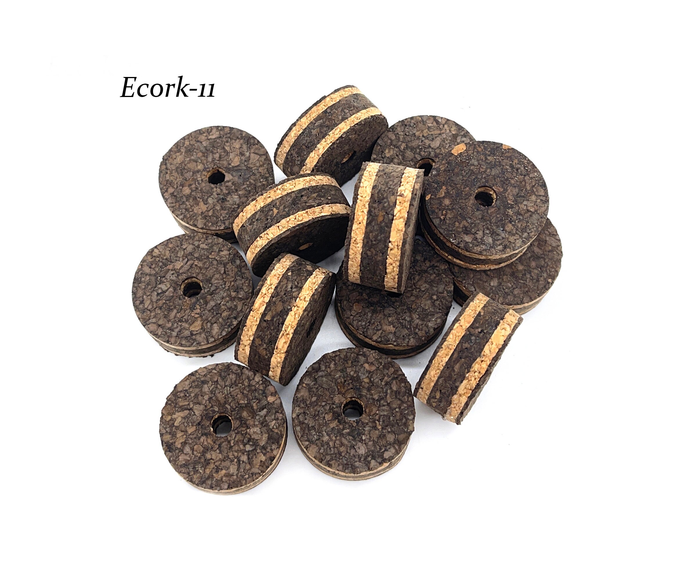 Cork Rings Pack of 25 1.5 X .5 With 1/4 Bore. Highest Quality Available ...