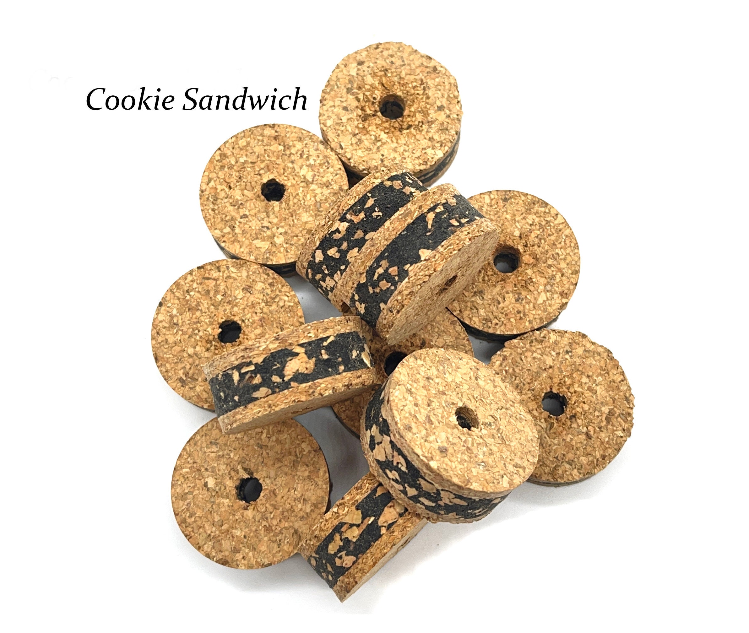 Cork Rings Pack of 25 1.5 X .5 With 1/4 Bore. Highest Quality Available ...