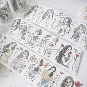 Jennyuanzi Girls Washi tape Vol.1 & Vol.2