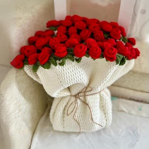 Flower Bouquet Blanket Crochet Pattern PDF