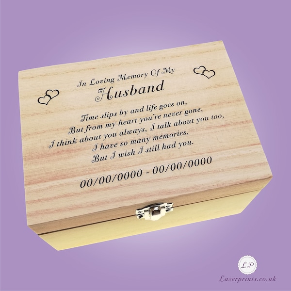 Human Casket Urn For Cremation Ashes Memorial Funeral Engraved Box - Ver 5
