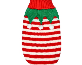 Elf Red & White Sweater