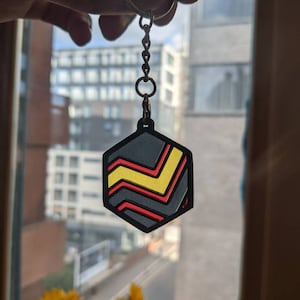 Rubber flag Keyring / Earring