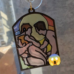Mature - Two Bros - Resin Stained Glass Style Design image 2
