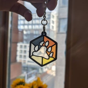 Bear flag Keyring / Earring